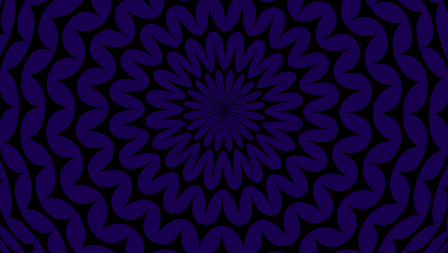 A purple and black spiral pattern on a black background.