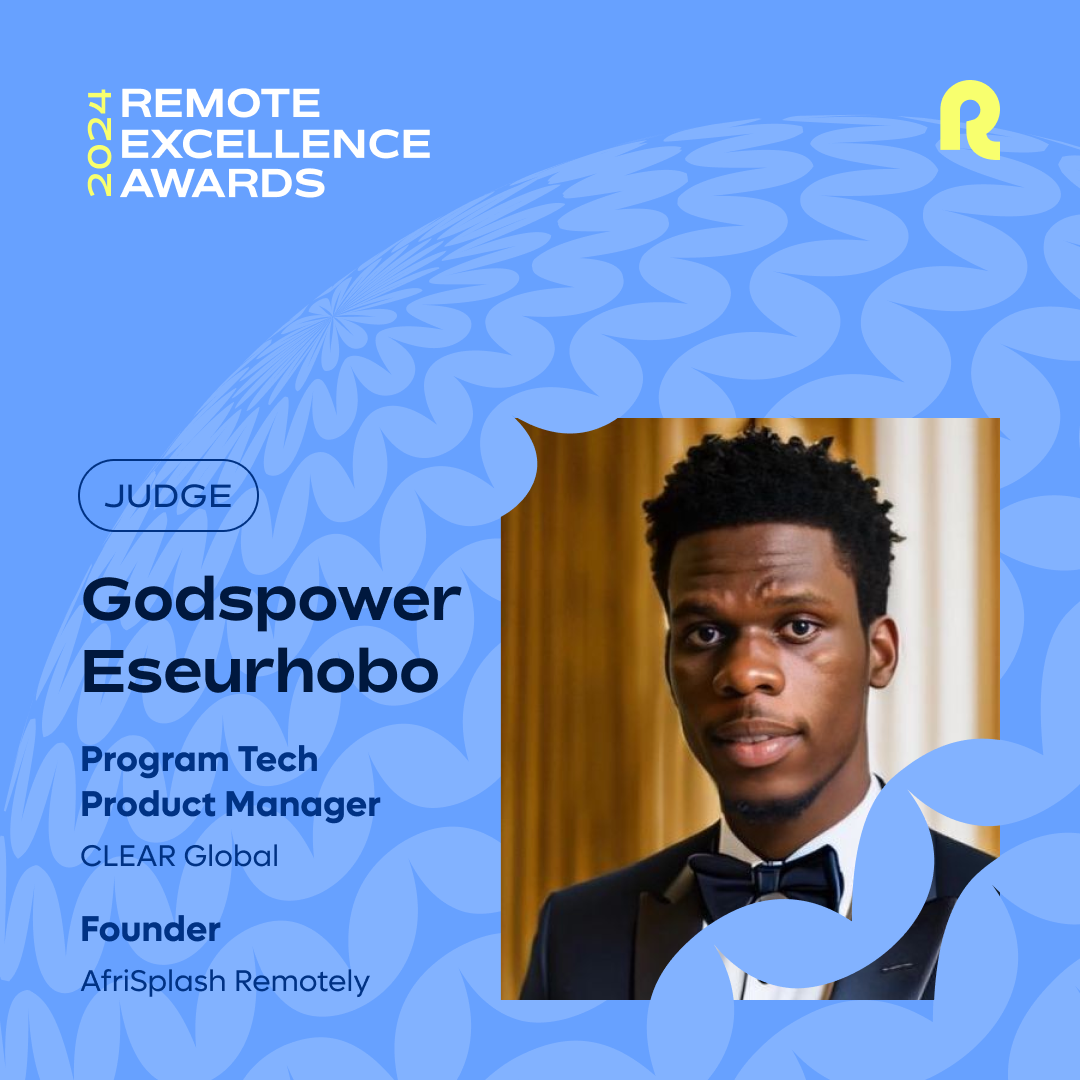 A man in a suit with the words godpower essohobo.
