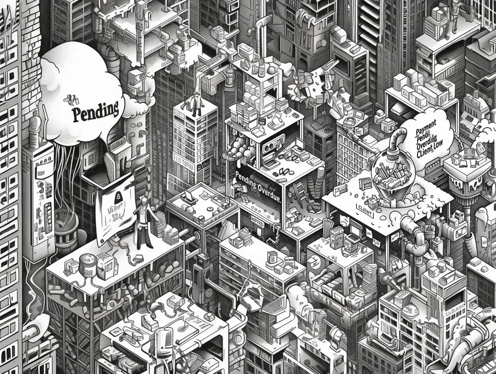 Freelancers struggling in a bureaucratic maze