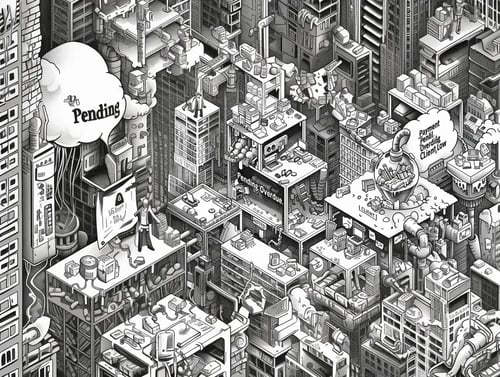 Freelancers struggling in a bureaucratic maze
