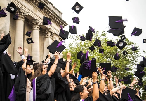 Graduates celebrating 