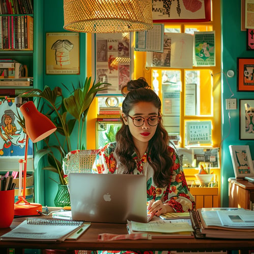 Remote worker filing taxes