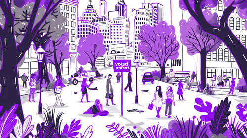 Safe city setting 