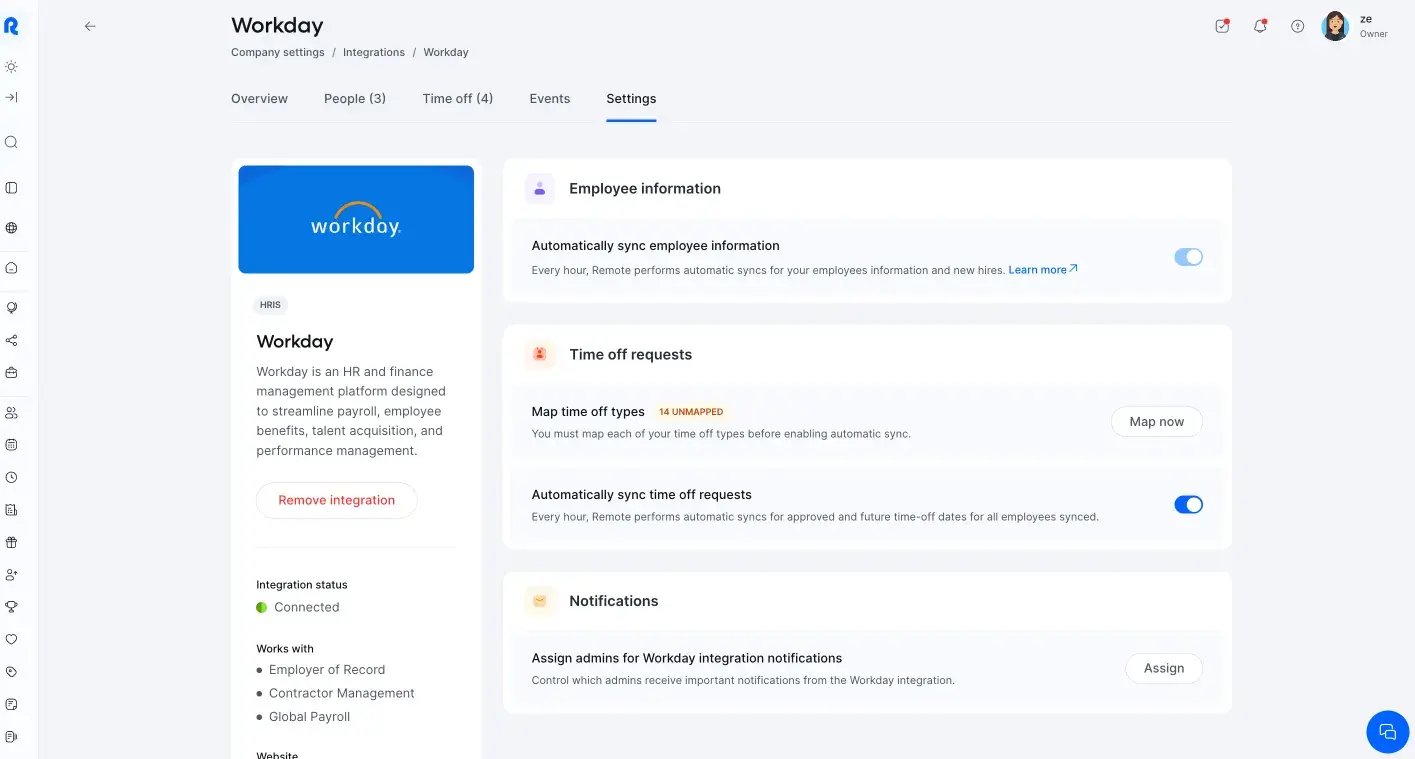 workday-remote-integration-settings