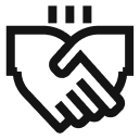Partner handshake icon