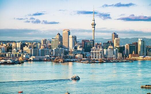 Auckland skyline, New Zealand