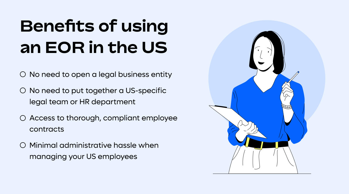 Benefits of using an EOR in the US