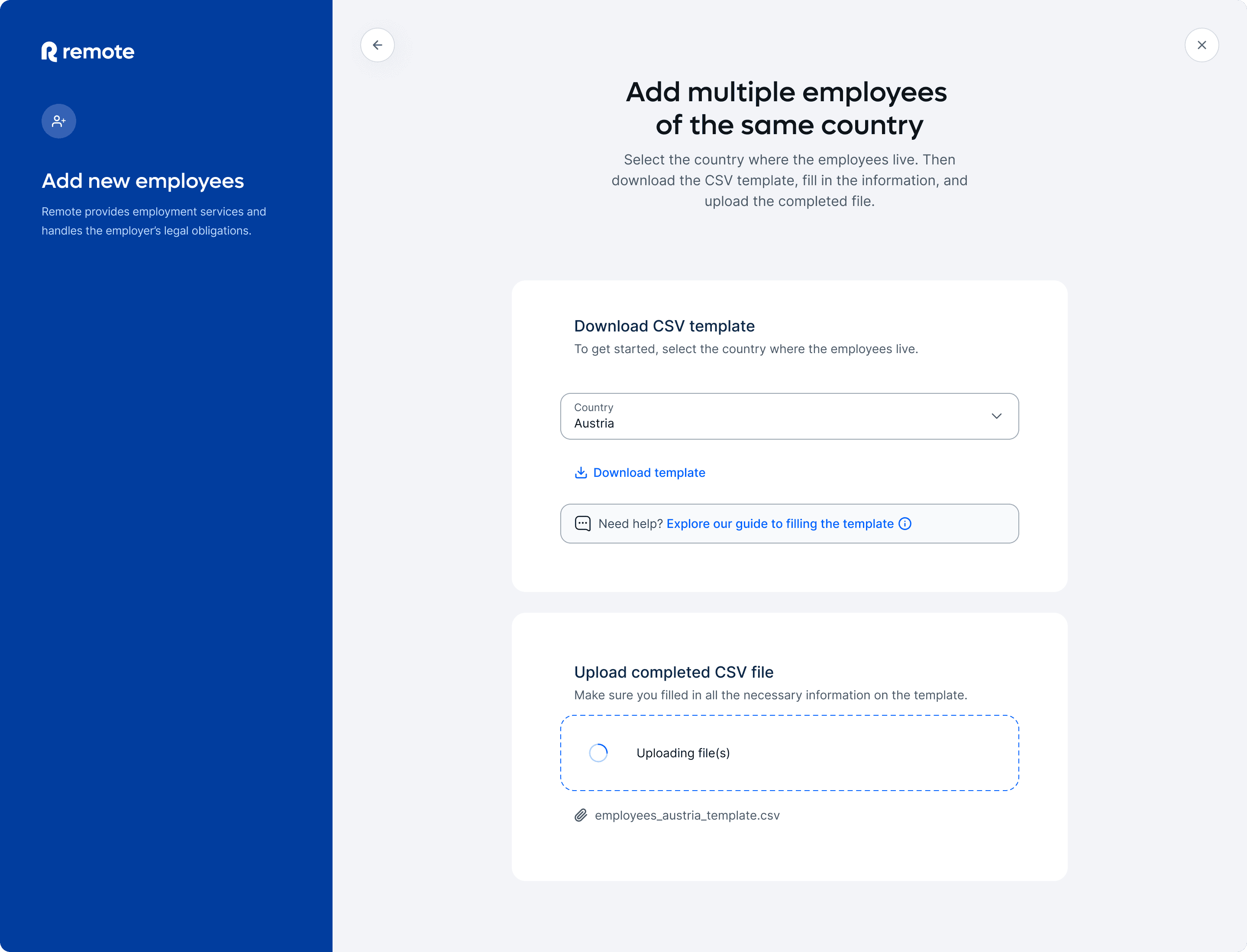 EOR-werknemers in bulk onboarden