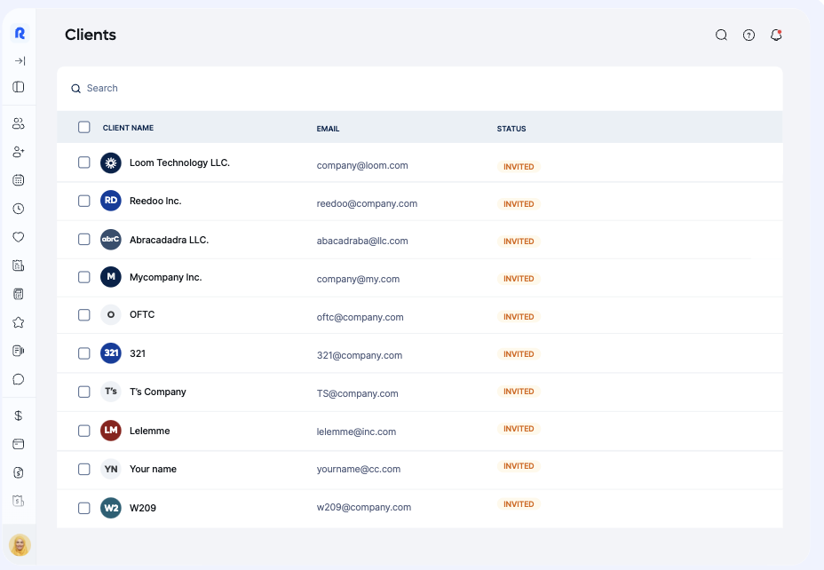 Centralized global client management