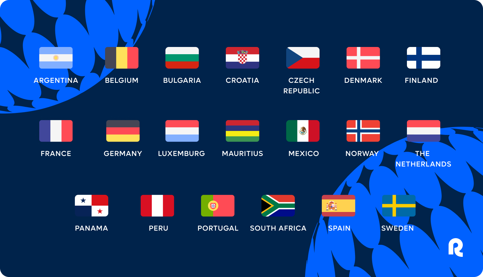 Countries where Remote offers relocation services