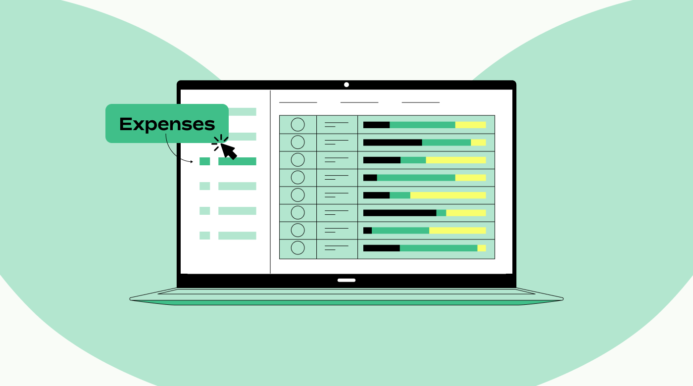 Creating an employee expense report