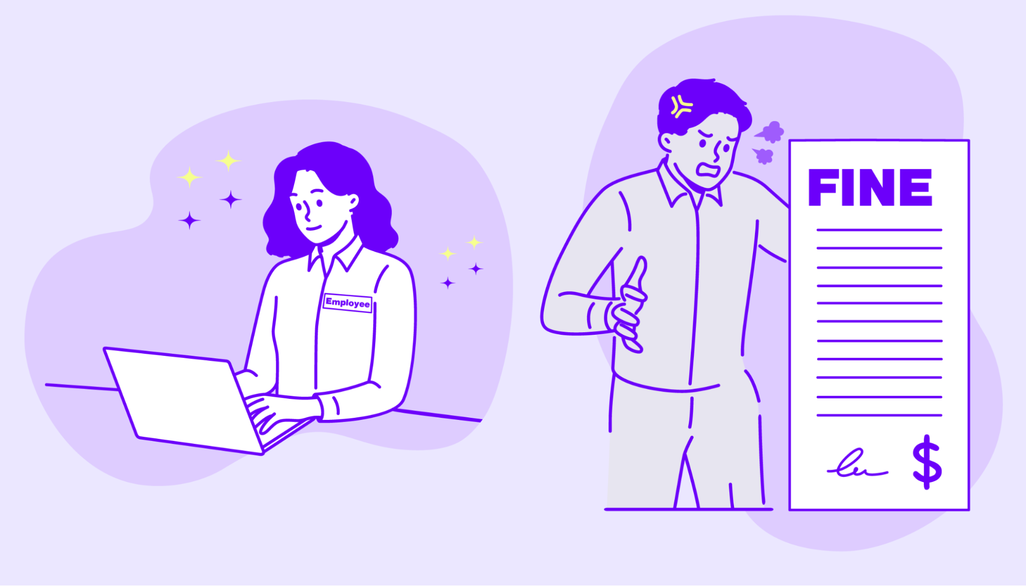 Employee misclassification penalty