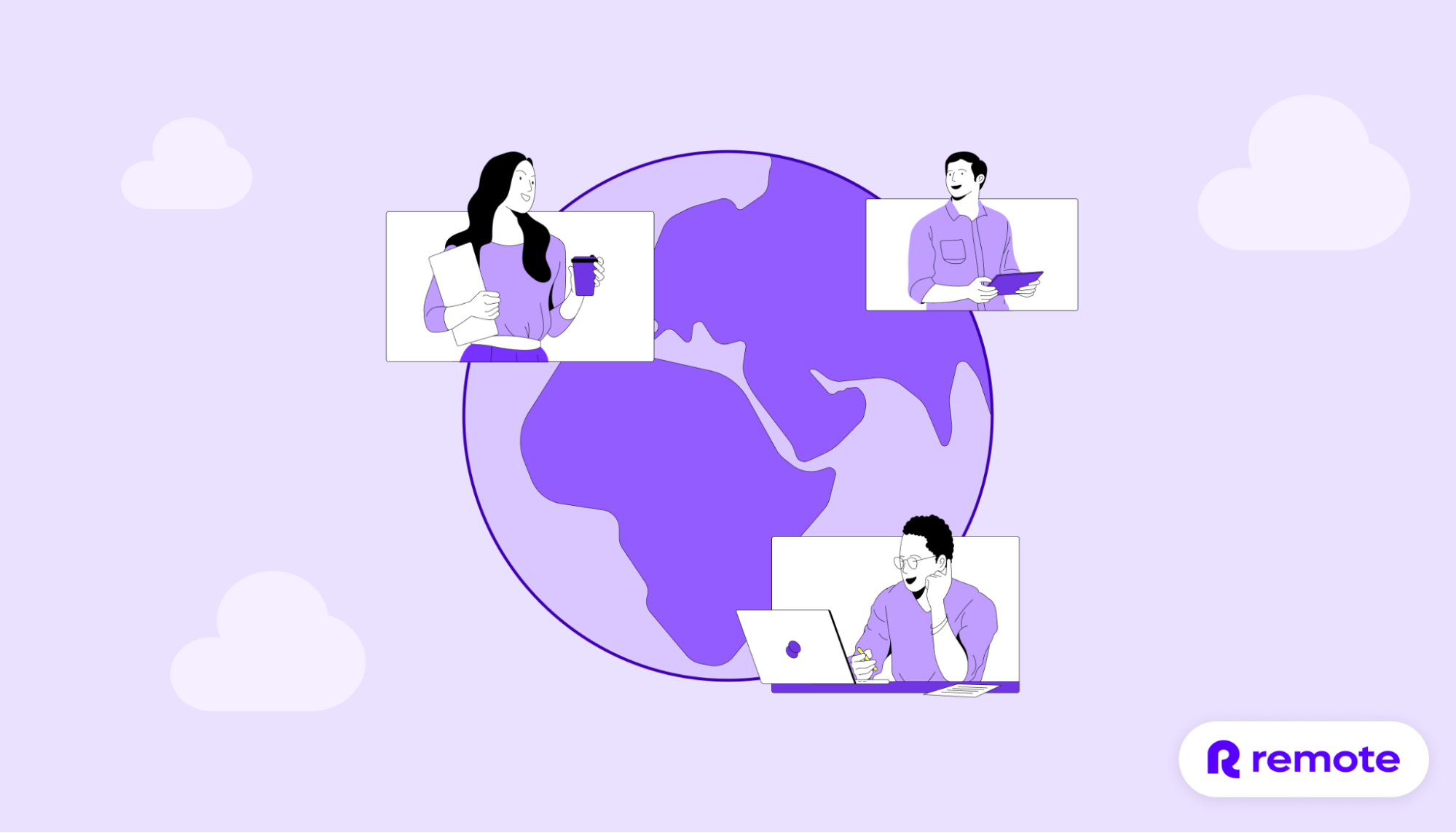 Employees around the world accessing their payroll