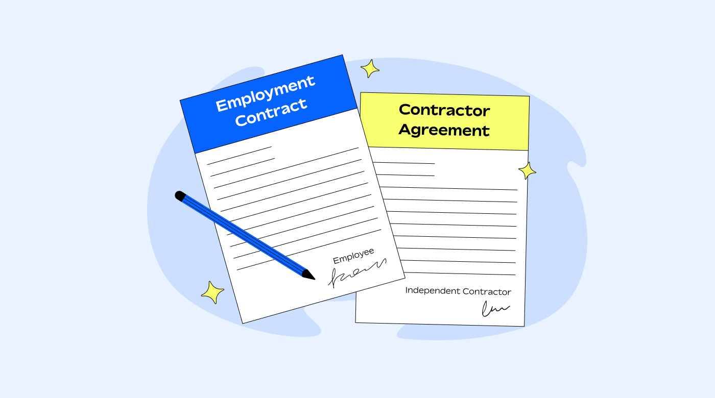 Employment contracts vs contractor agreements