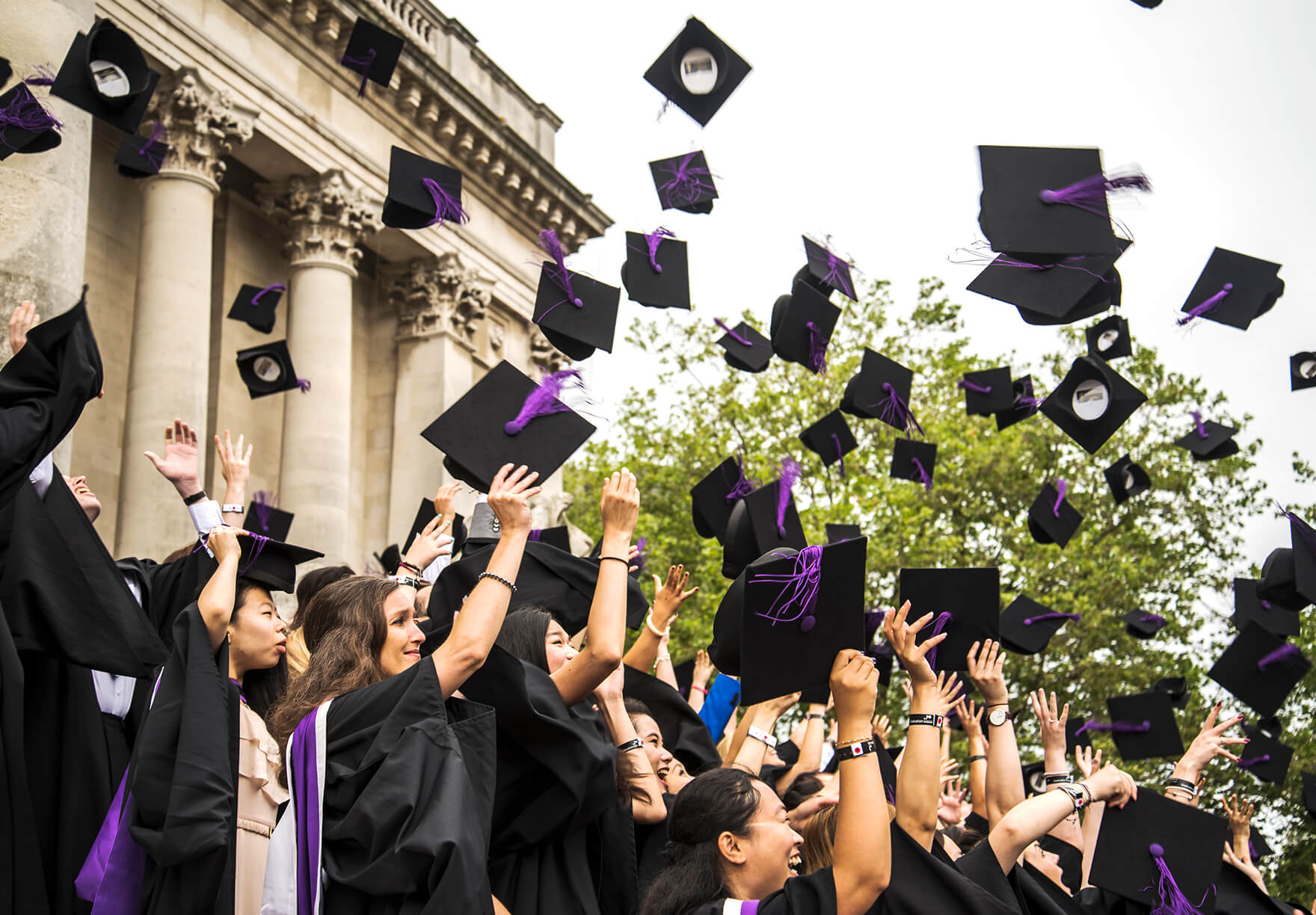 Graduates celebrating 