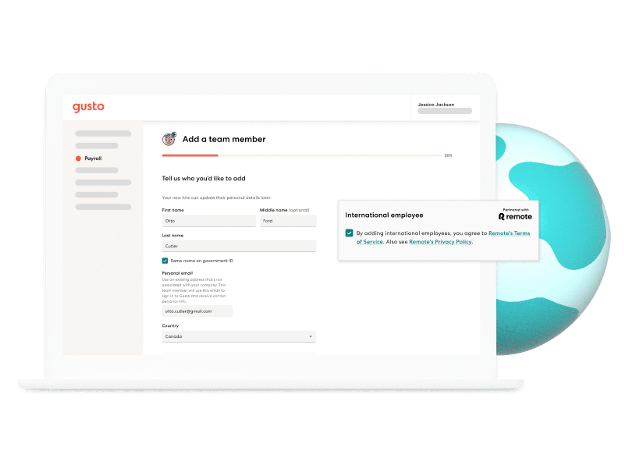 Gusto Global, mogelijk gemaakt door Remote