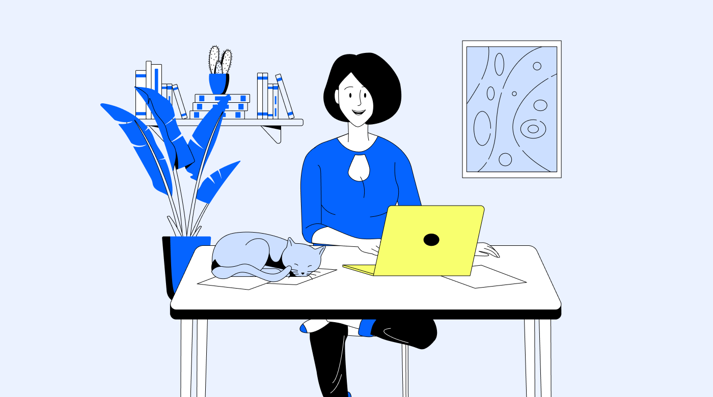 Independent contractor at work