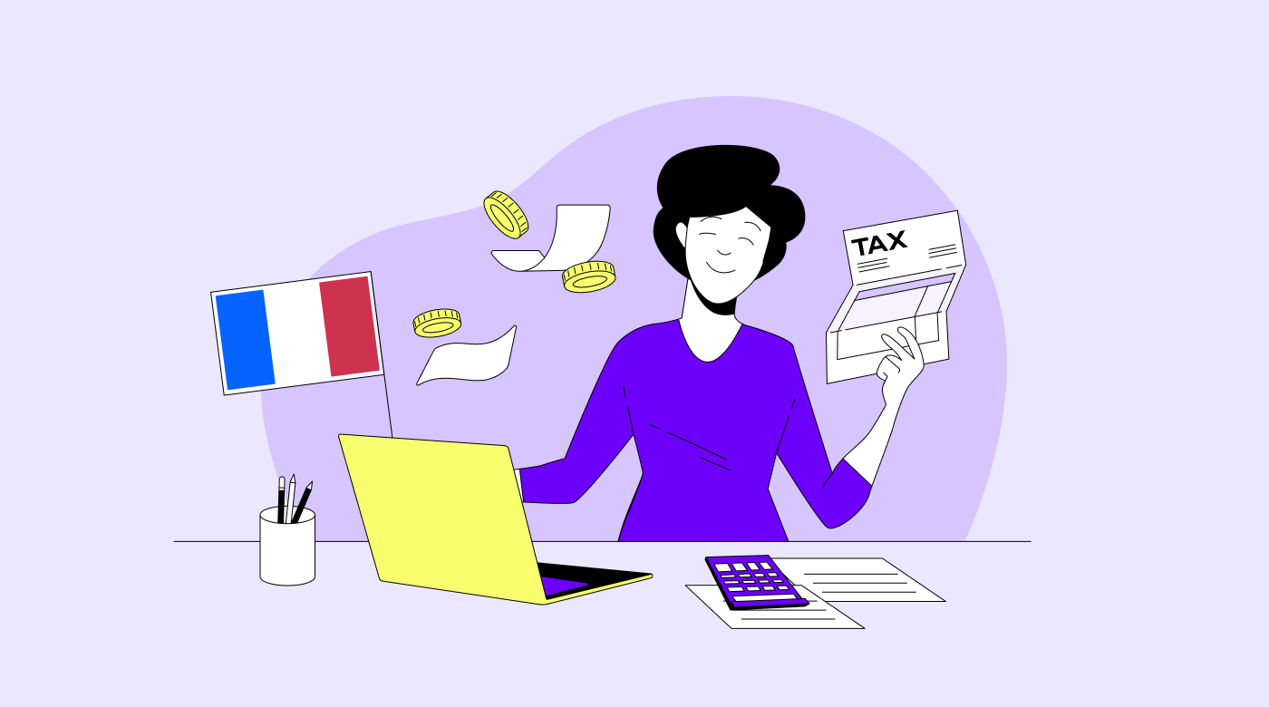 Independent contractor taxes in France