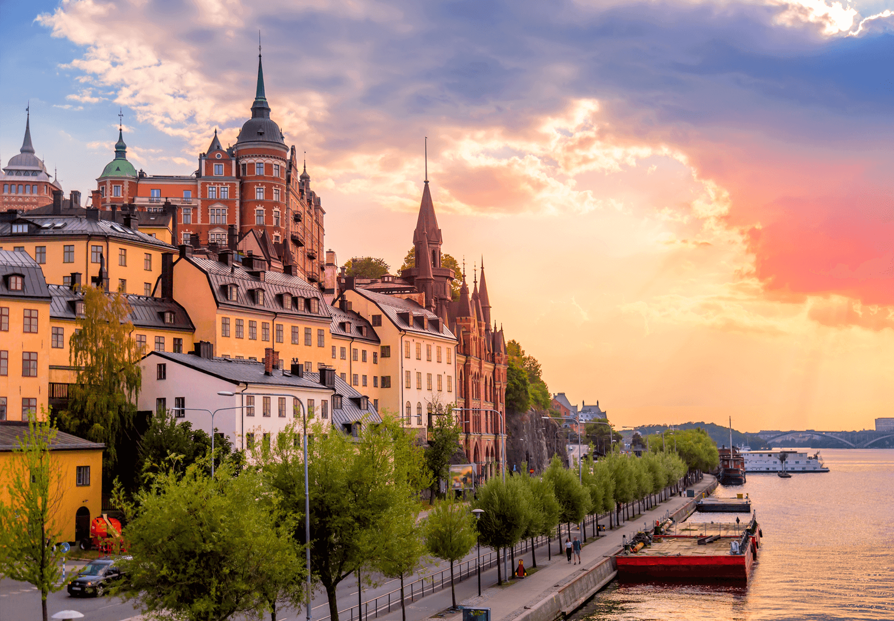 Seaside castle in Sweden