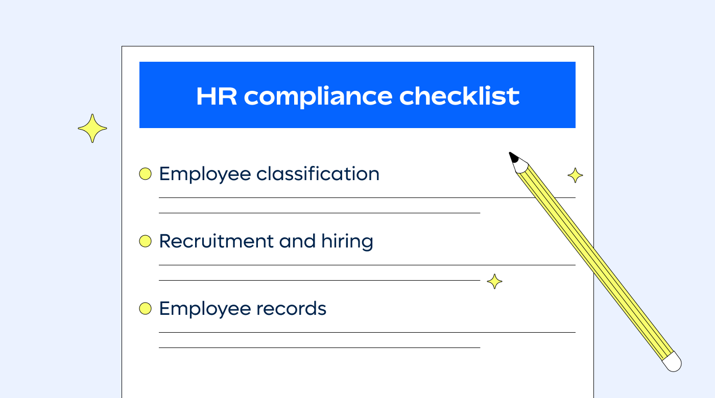Use a compliance checklist to ensure legal protection