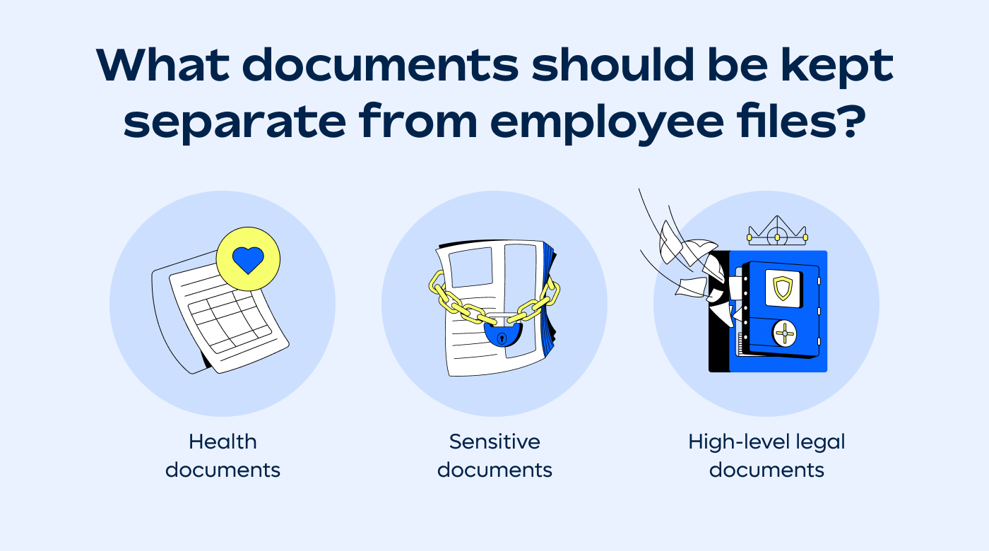 What to Keep Separate From Your Employee Files