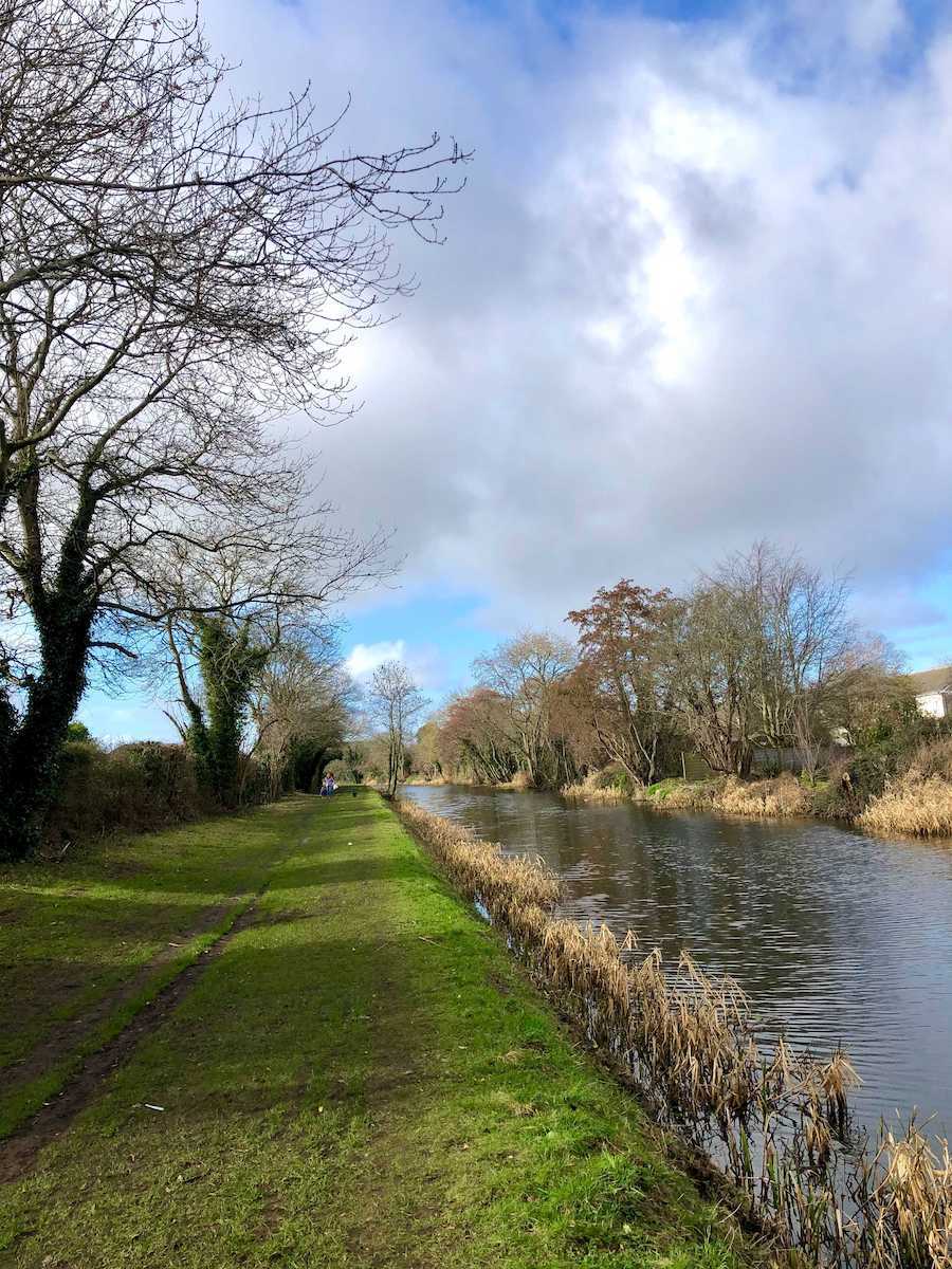 canal and walking path
