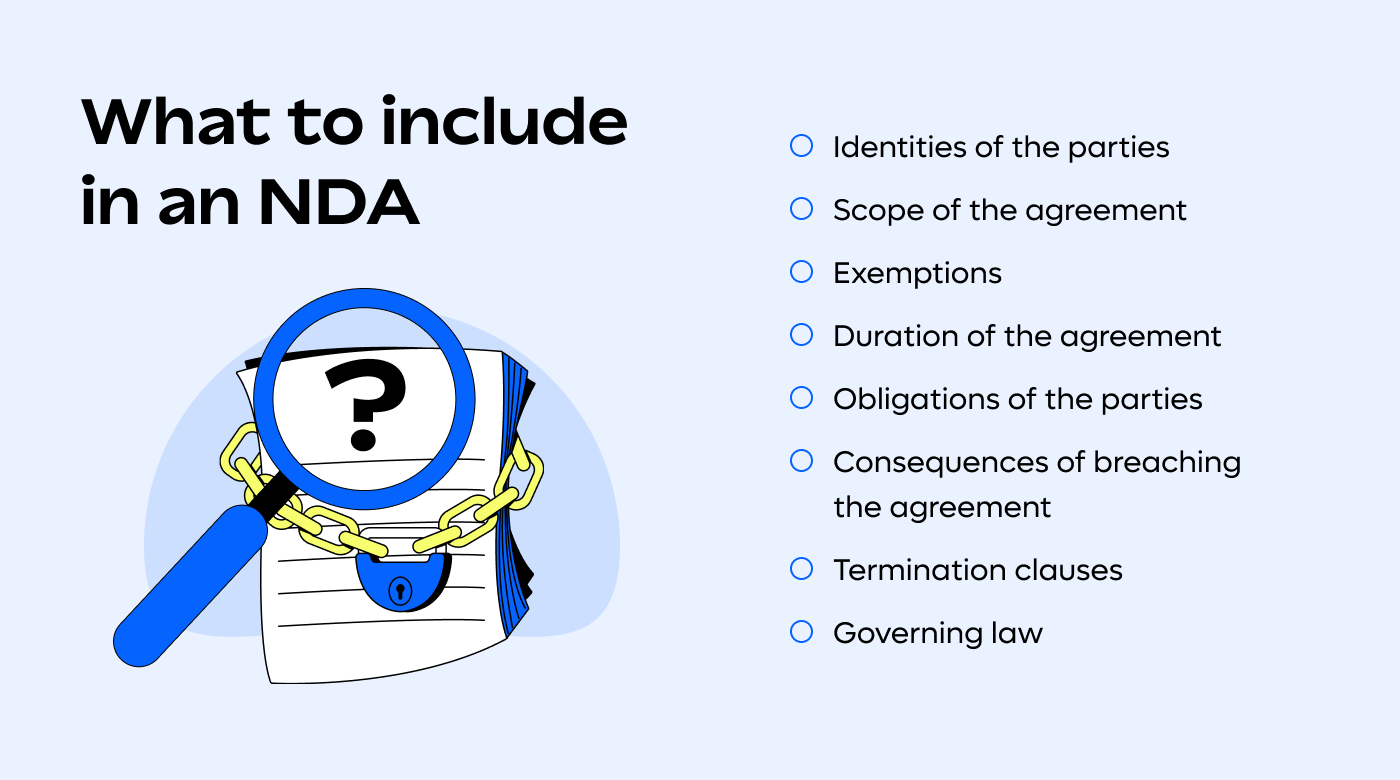 image -  What to Include in an NDA