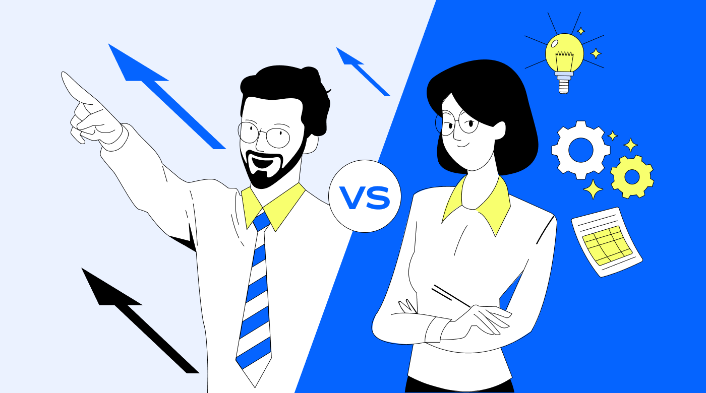 leadership vs management