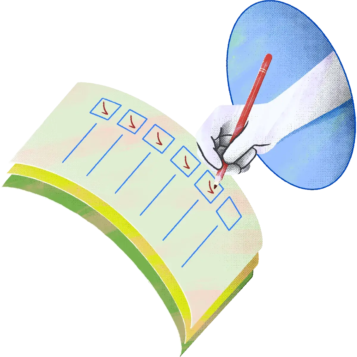 120-Documents-Hand_with_pencil-Checklist-Check_marks-outsource