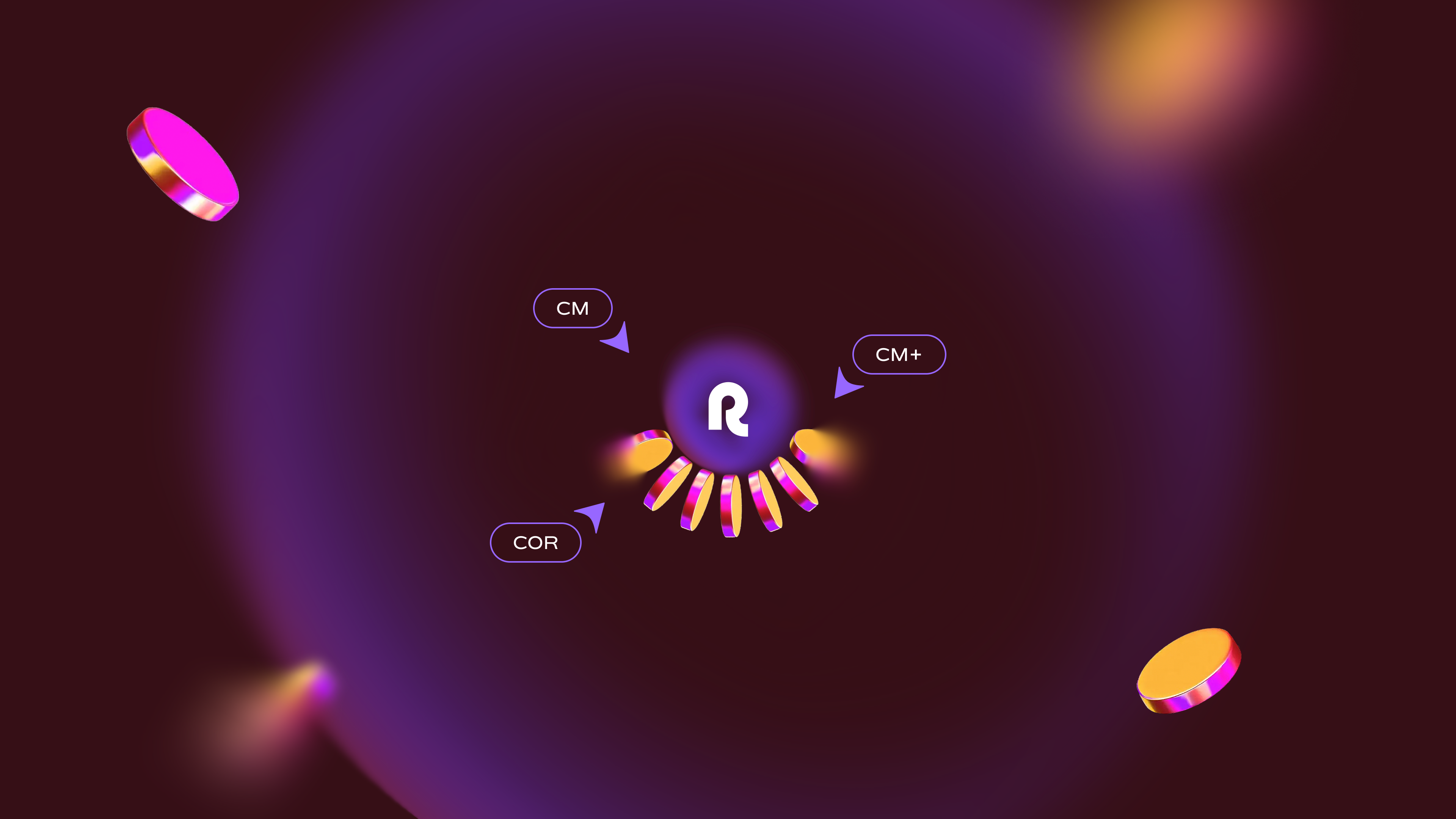 a concept image of the remote logo surrounded by 3 product options for contractor management