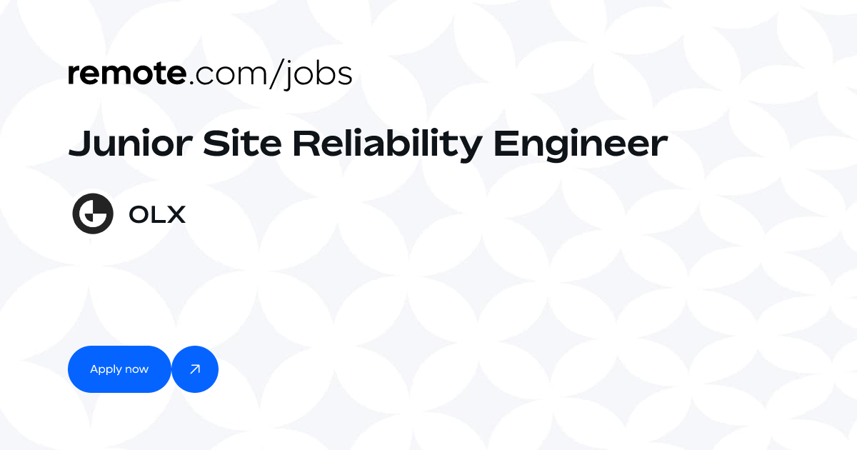 Junior Site Reliability Engineer at OLX | Remote